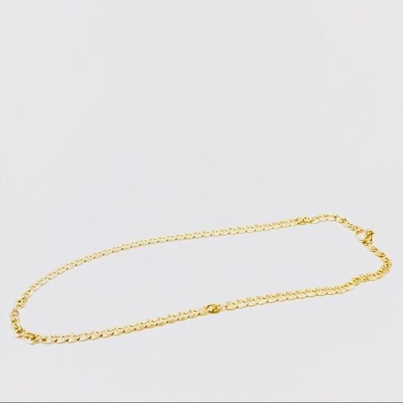 Banana Republic Long Gold Chunky Toggle Necklace. - Picture 3 of 6